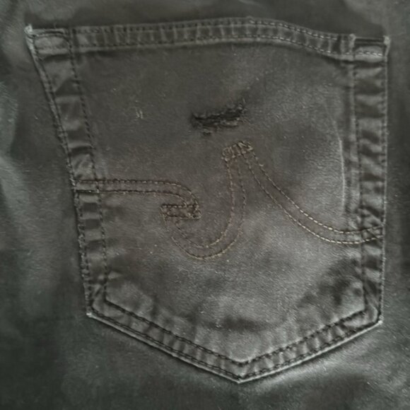 Adriano Goldschmied 34 x 30 Black The Protege Straight Leg Jeans - Picture 8 of 9